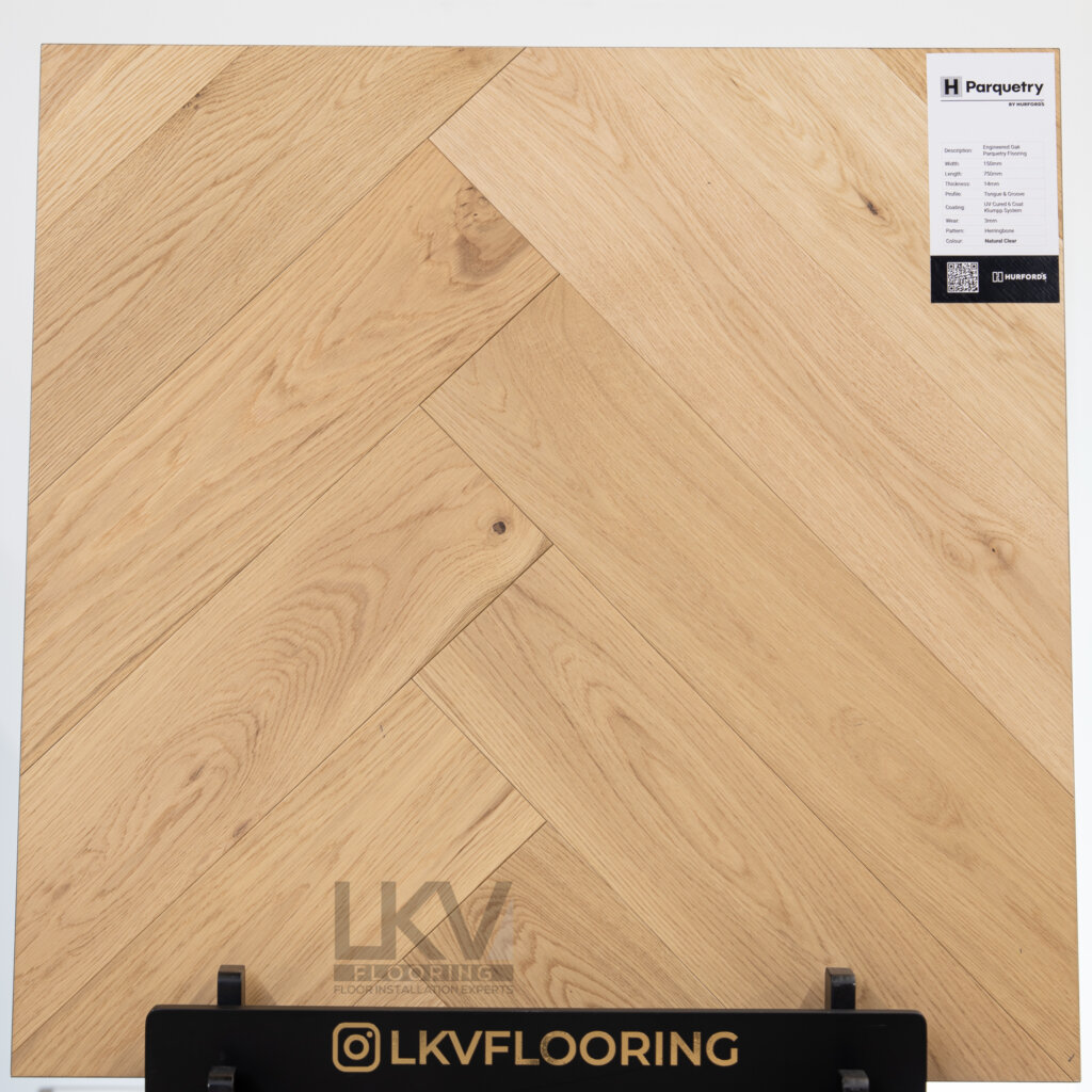 H Parquetry - Natural Clear, a type of Engineered Timber Flooring.