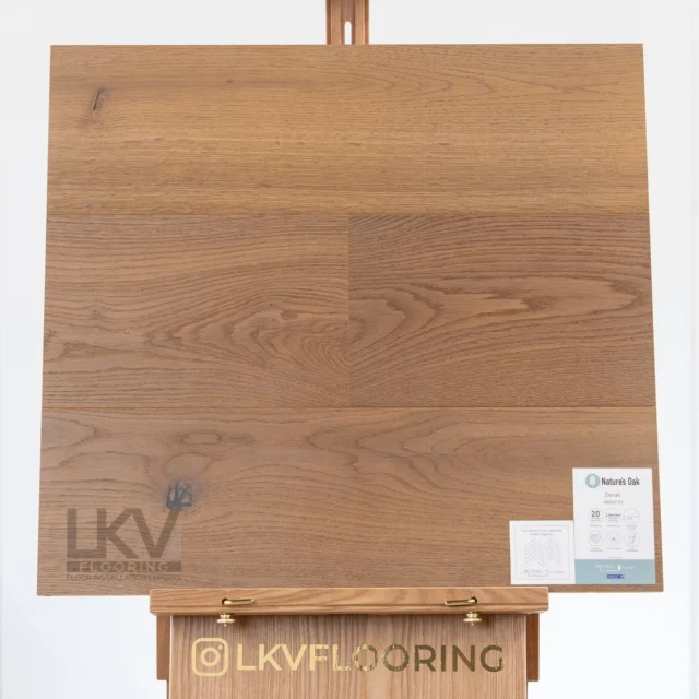 Nature’s Oak is engineered with the world’s strongest joining system — Uniclic®, ensuring no open joins and a flawless finish. Thanks to its versatility, it can be installed floating or glued down. The latest Nature’s Oak Herringbone Collection now features four stunning designs with tongue and groove glue-down installation, combining timeless beauty with modern performance.

Brand:	Nature's Oak
Finish: 	Matt Brushed
Size:	 1820 x 190 x 14mm

#naturesoak #engineeredtimberflooring #flooringdesign #timberfloors #lkvflooring